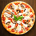 Hot Mushroom Pizza